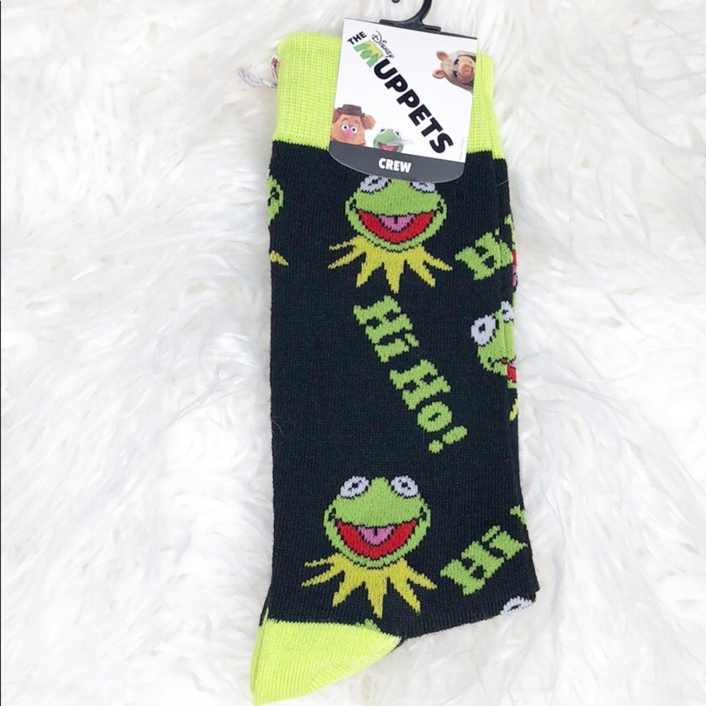 NWT Men’s crew socks MUPPETS KERMIT